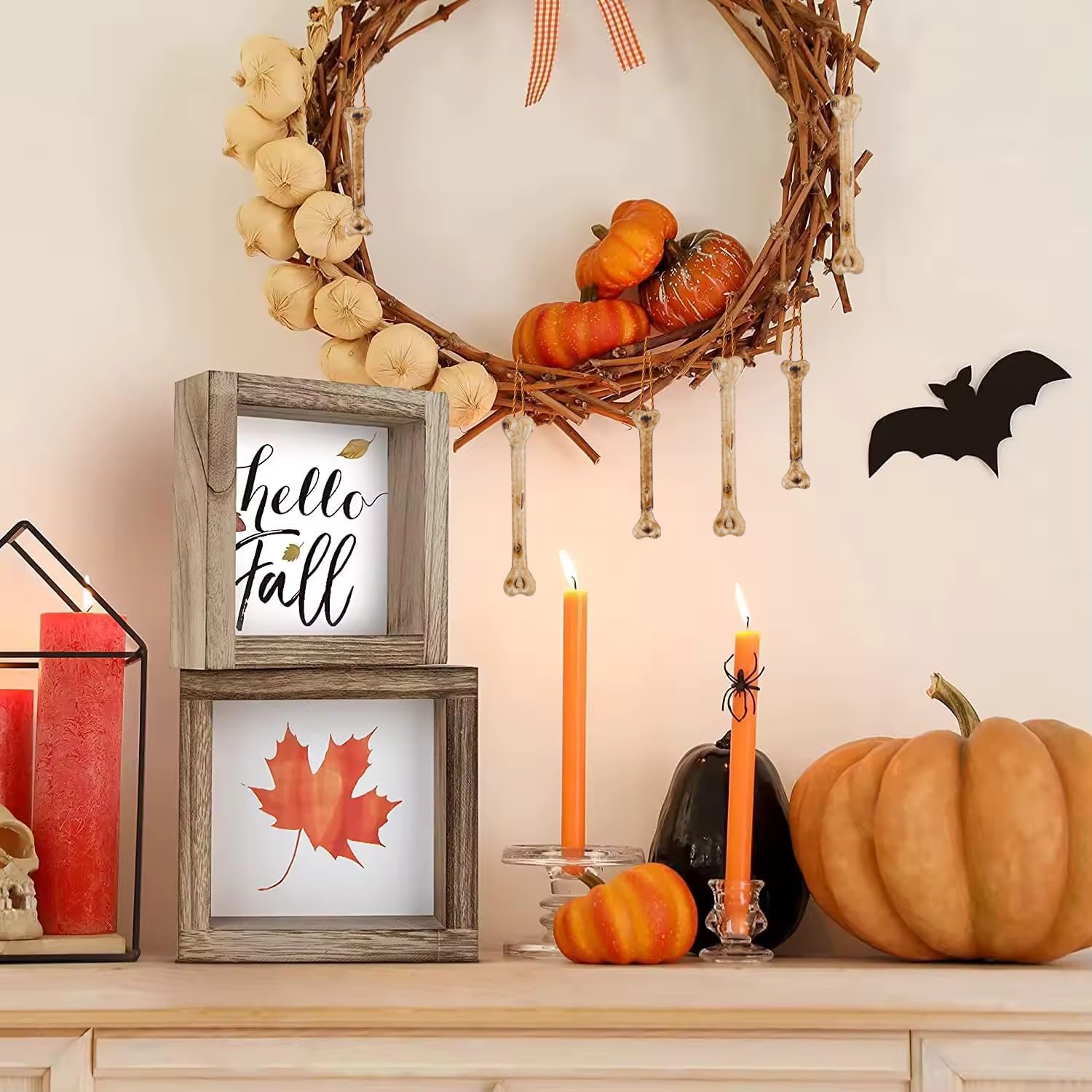 20 Pcs Mini Skeleton Bones Halloween Decor Prop 1