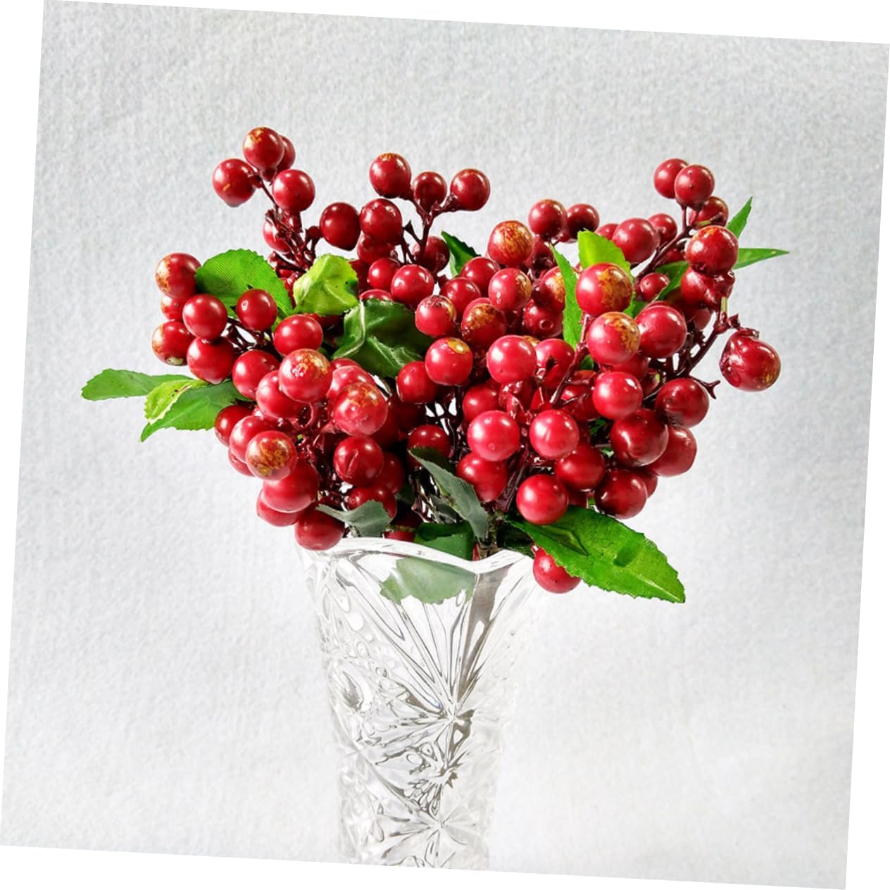 Realistic Artificial Berries for Christmas Decor