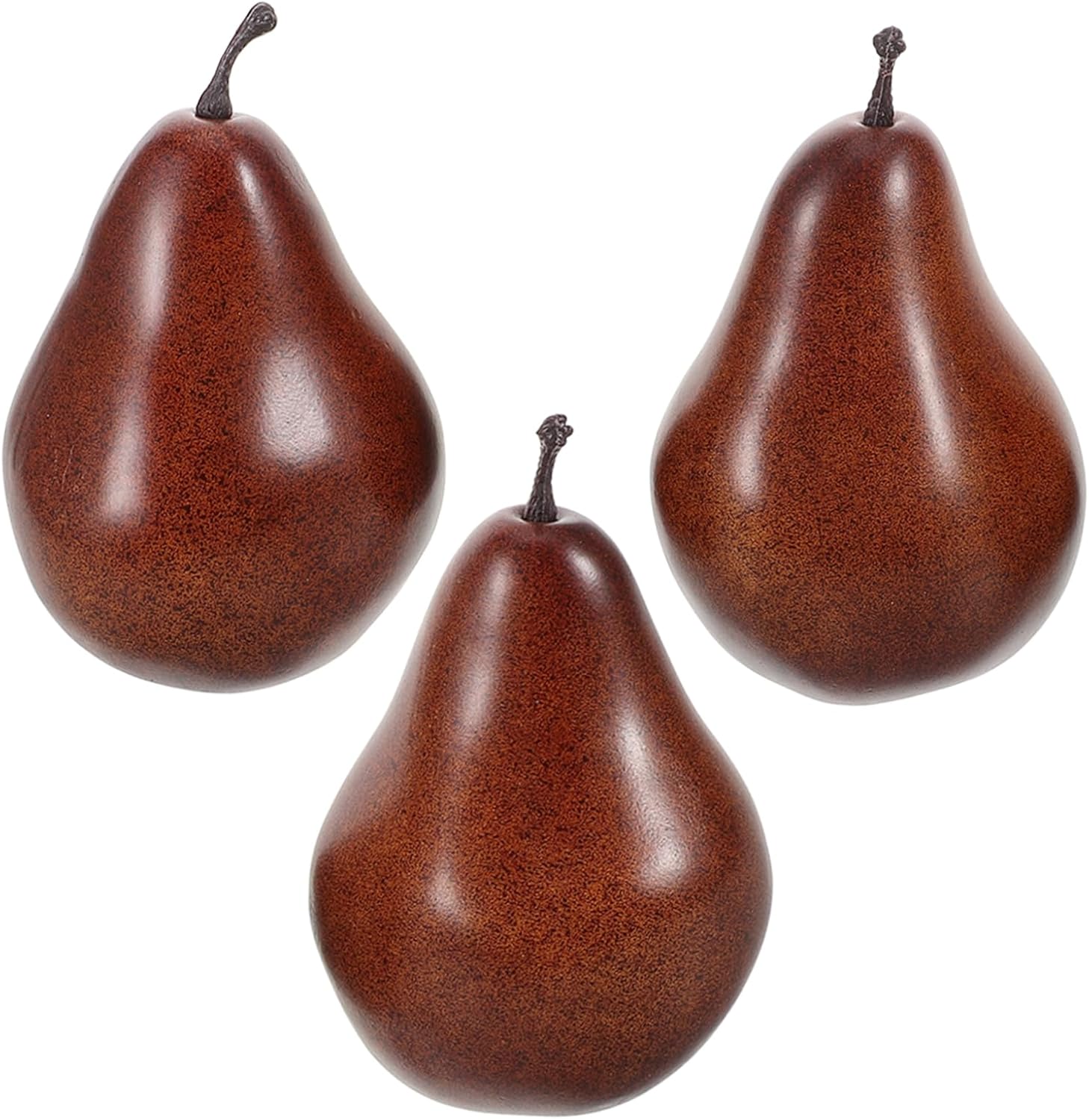 Cabilock 3pcs Artificial Faux Pear for Home Decor