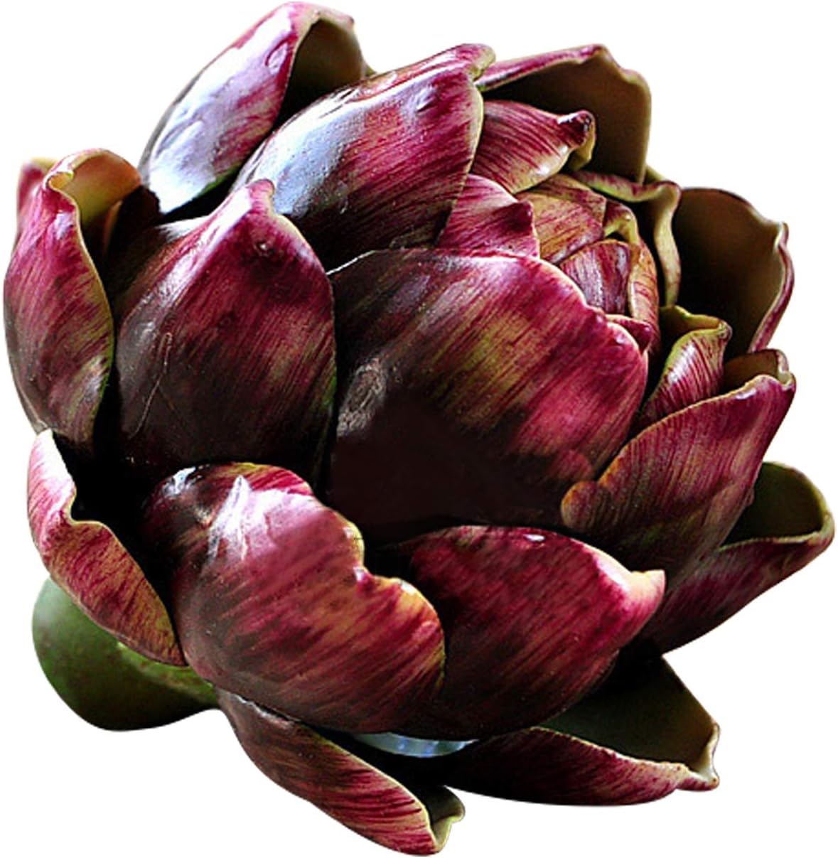 Artificial Artichoke Decor Purple Large Set of 6