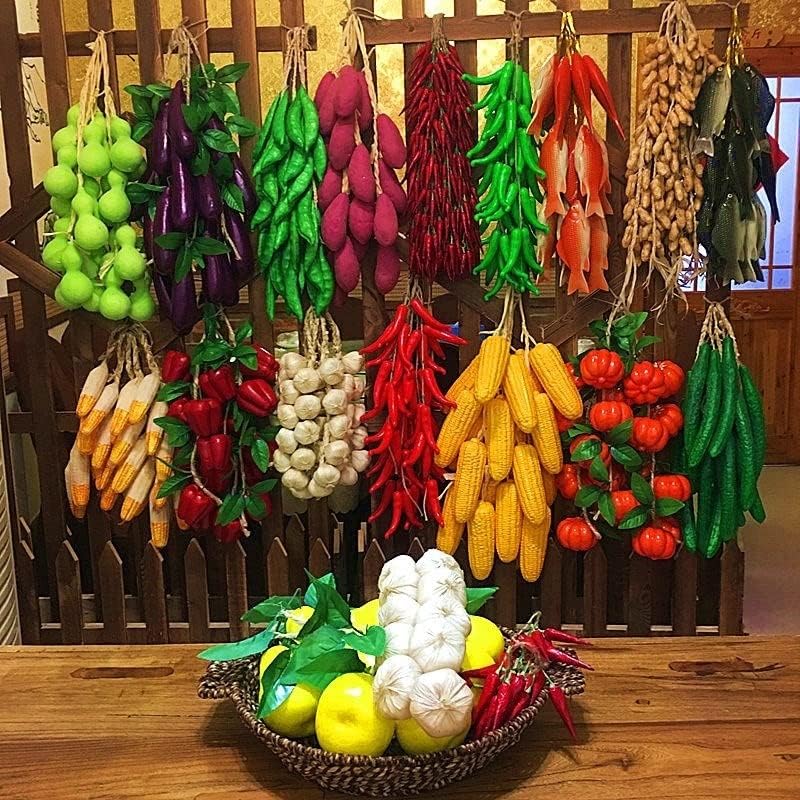 Artificial Chili Pepper Fruit Photography Prop for Home Decoration