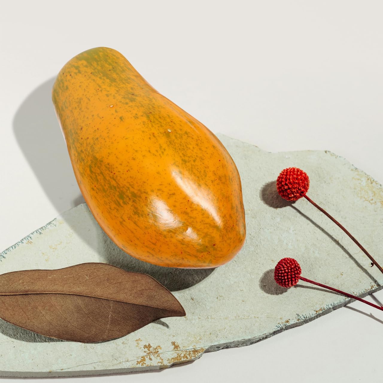 PRETYZOOM Artificial Pawpaw Fruit Decor Model