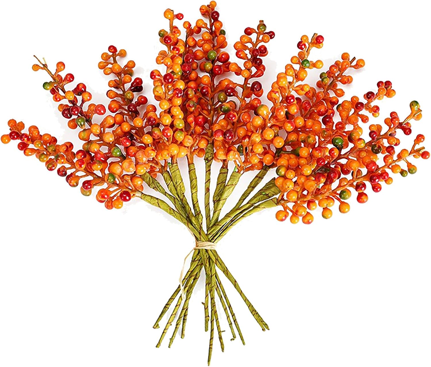 Belupai 12Pcs Artificial Berry Stems 9in Fall Picks
