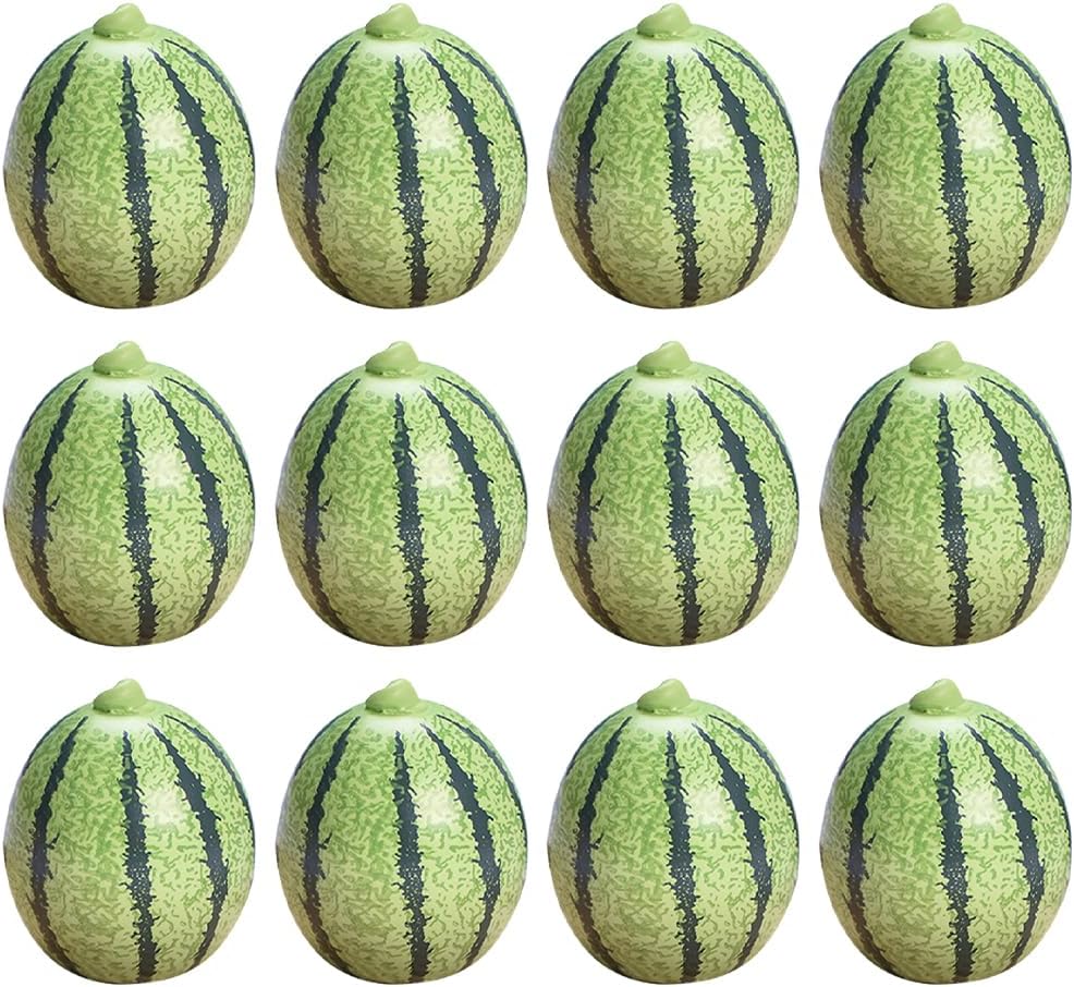 PRETYZOOM 12pcs Mini Fake Watermelon Decor Models