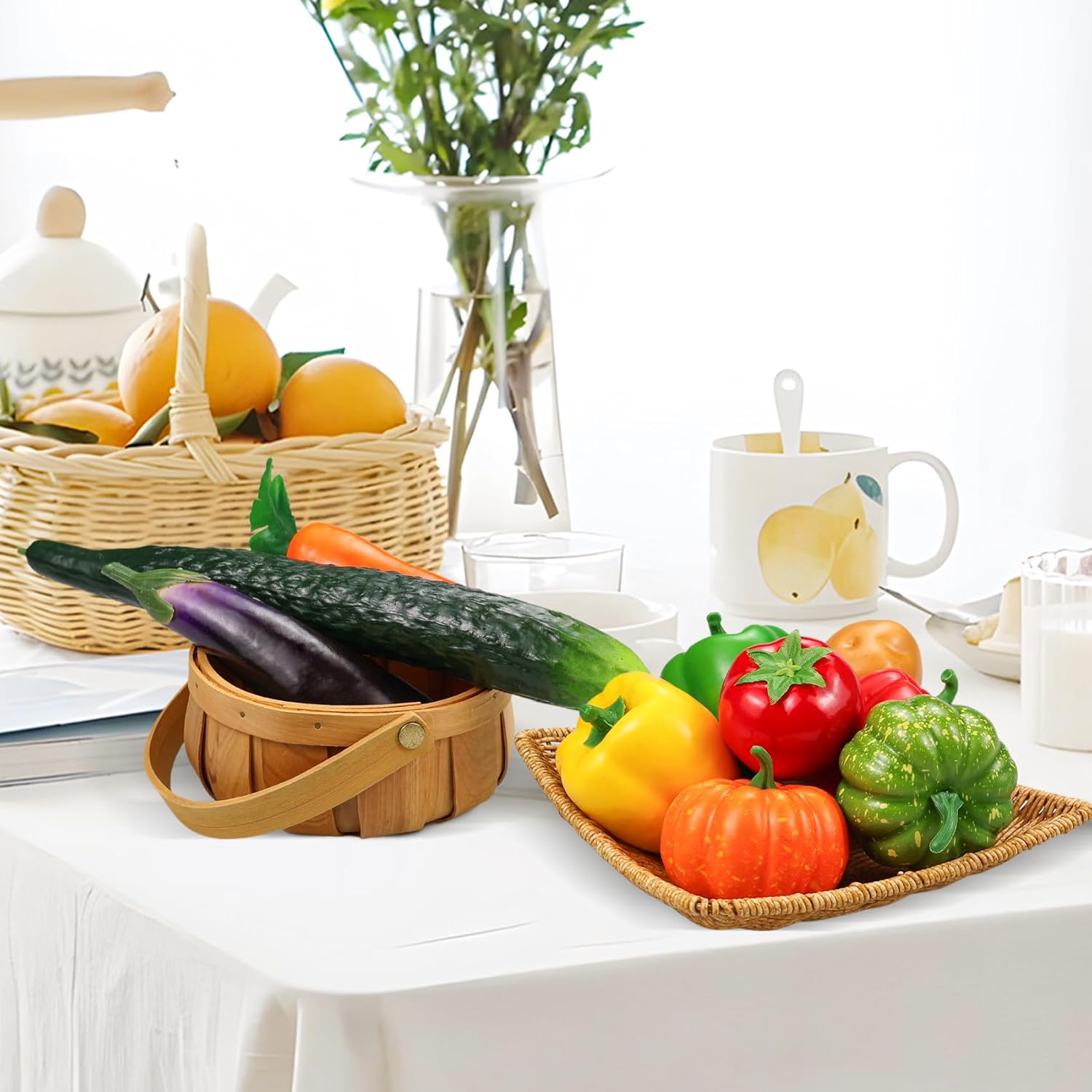 Lorigun 10 Piece Artificial Vegetable Decor Set
