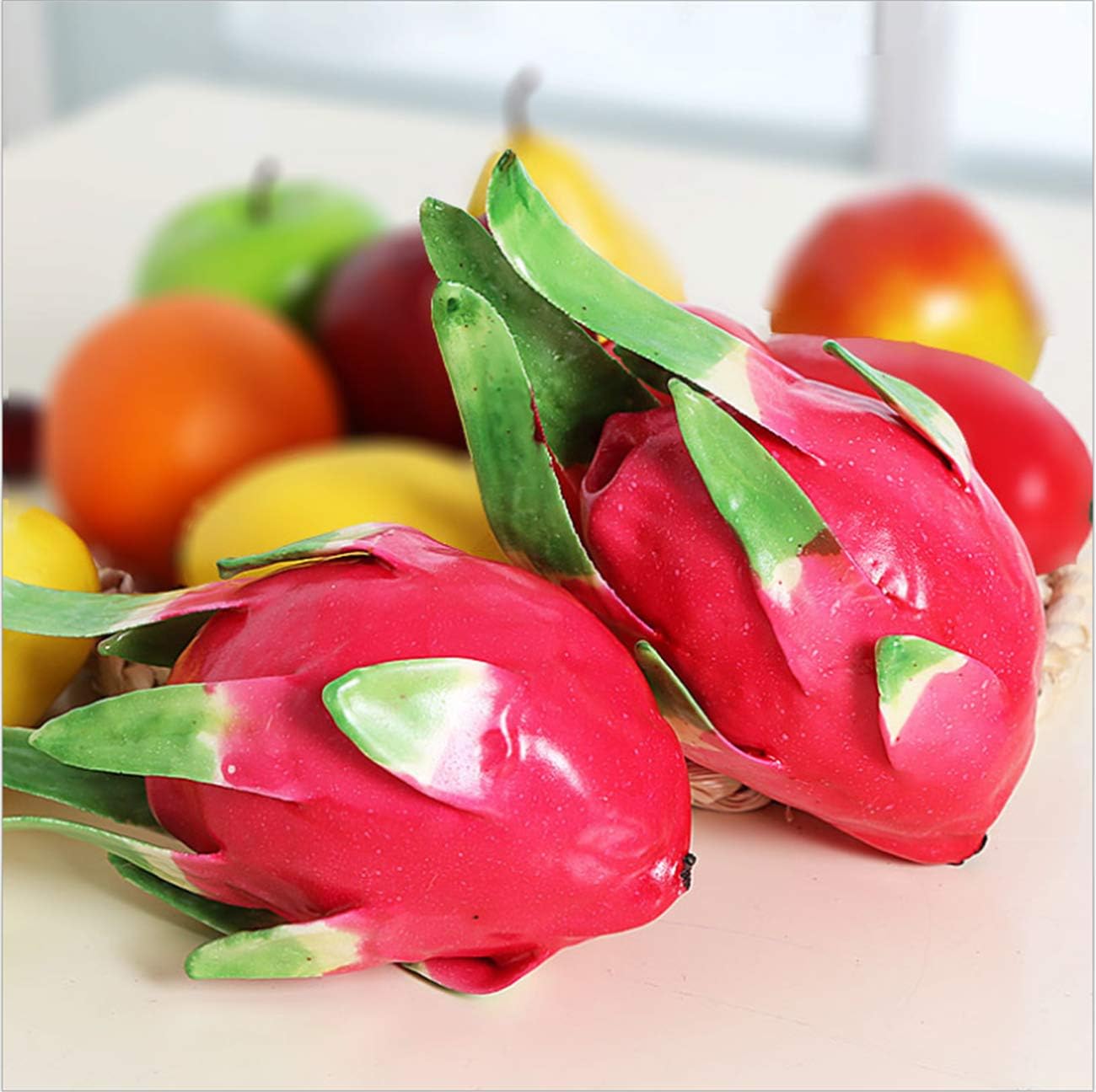 Zzooi 1PCS Artificial Pitaya Display Prop