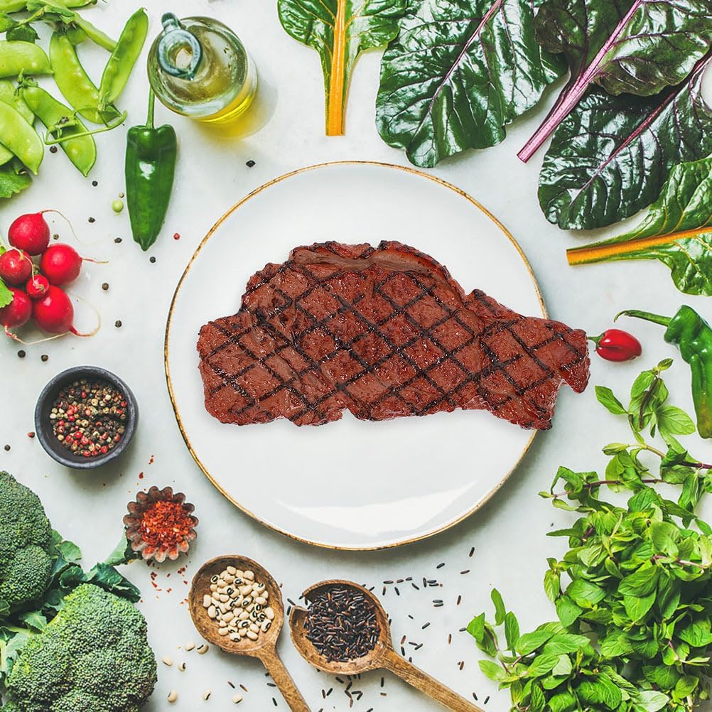 Artificial Fake Steak 2Pcs Realistic Simulation Food Model