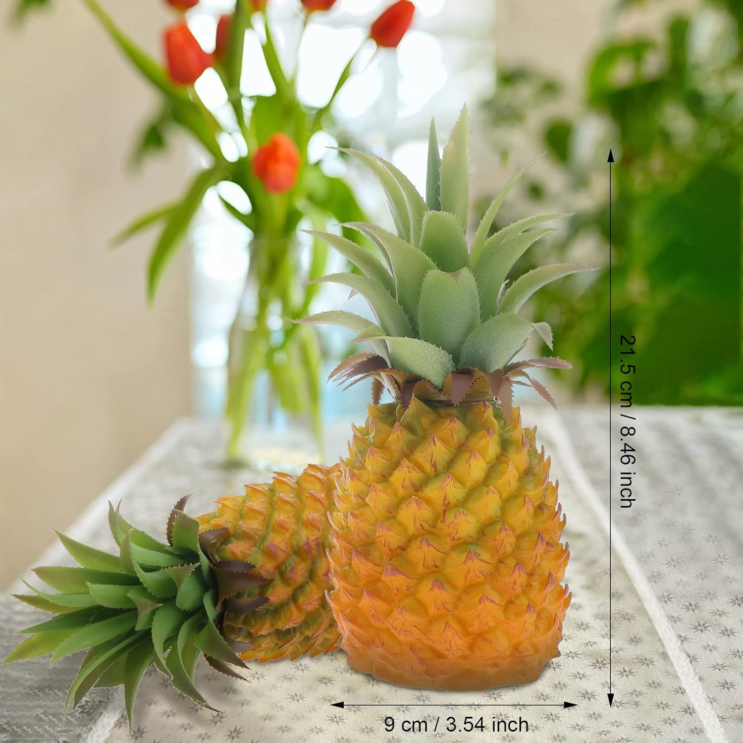 Woration Artificial Pineapple Home Decor 85 Inch