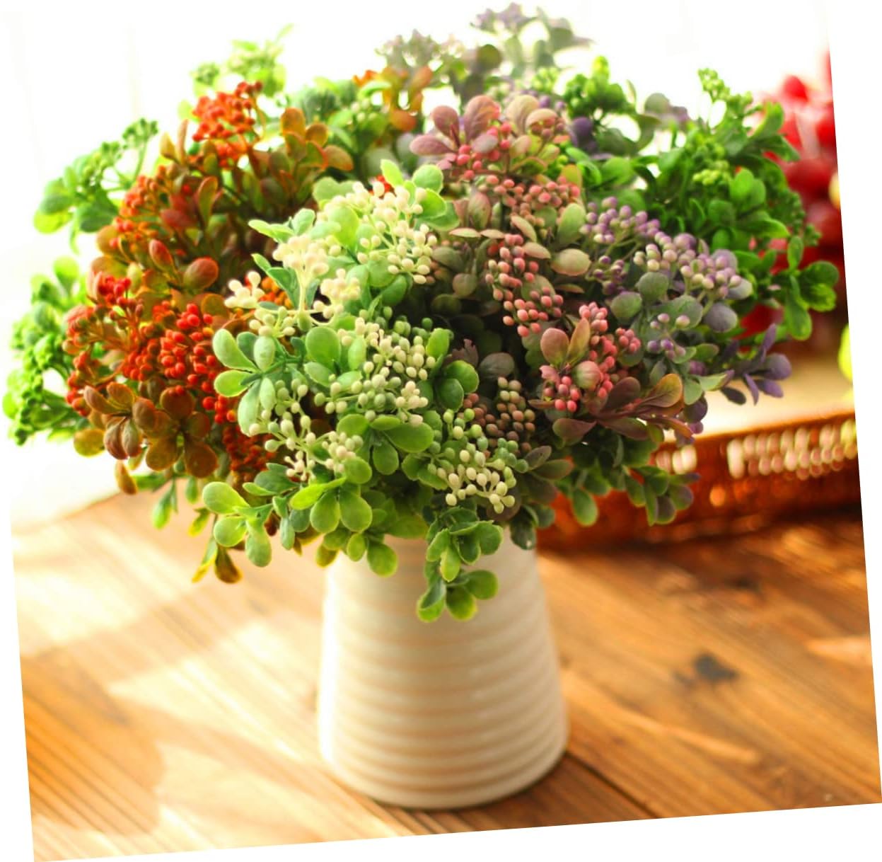 PRETYZOOM 5pcs Artificial Berries for Home Decoration
