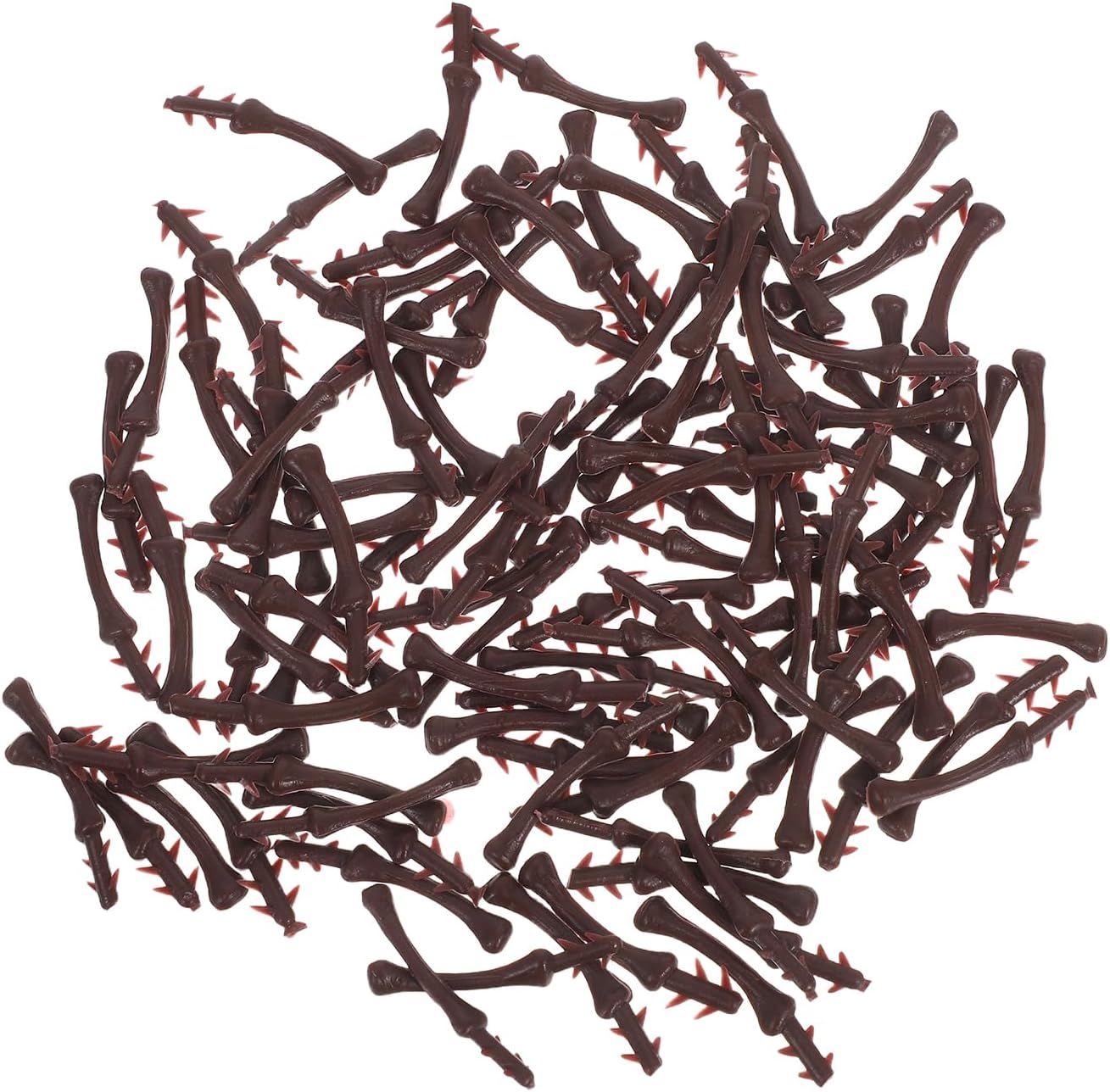 Toyvian 100pcs Realistic Plastic Fruit Stems for DIY Projects