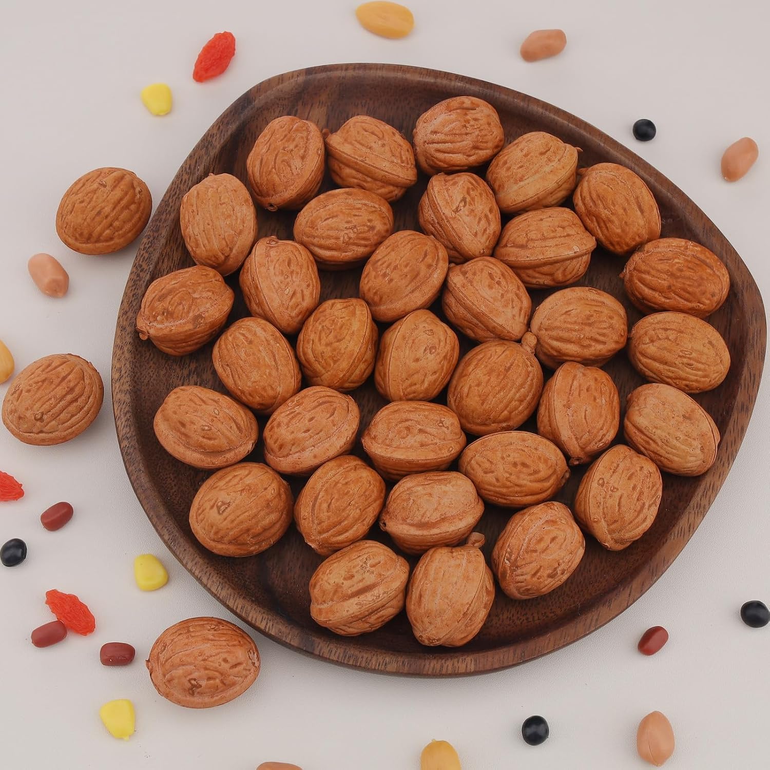 Gresorth 40pcs Artificial Walnut Display Decoration