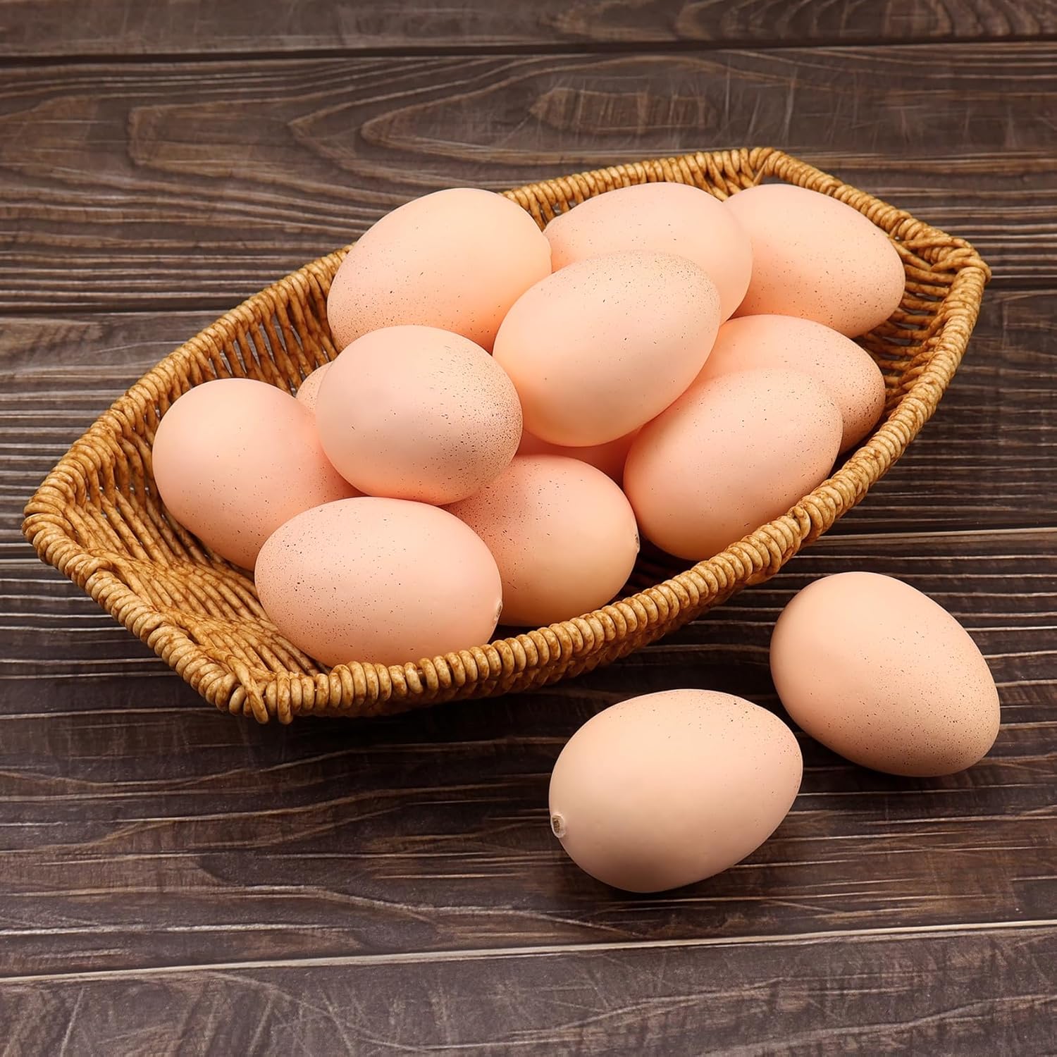 Lorigun 10pcs Artificial Egg Fake Food Decor Theater Prop