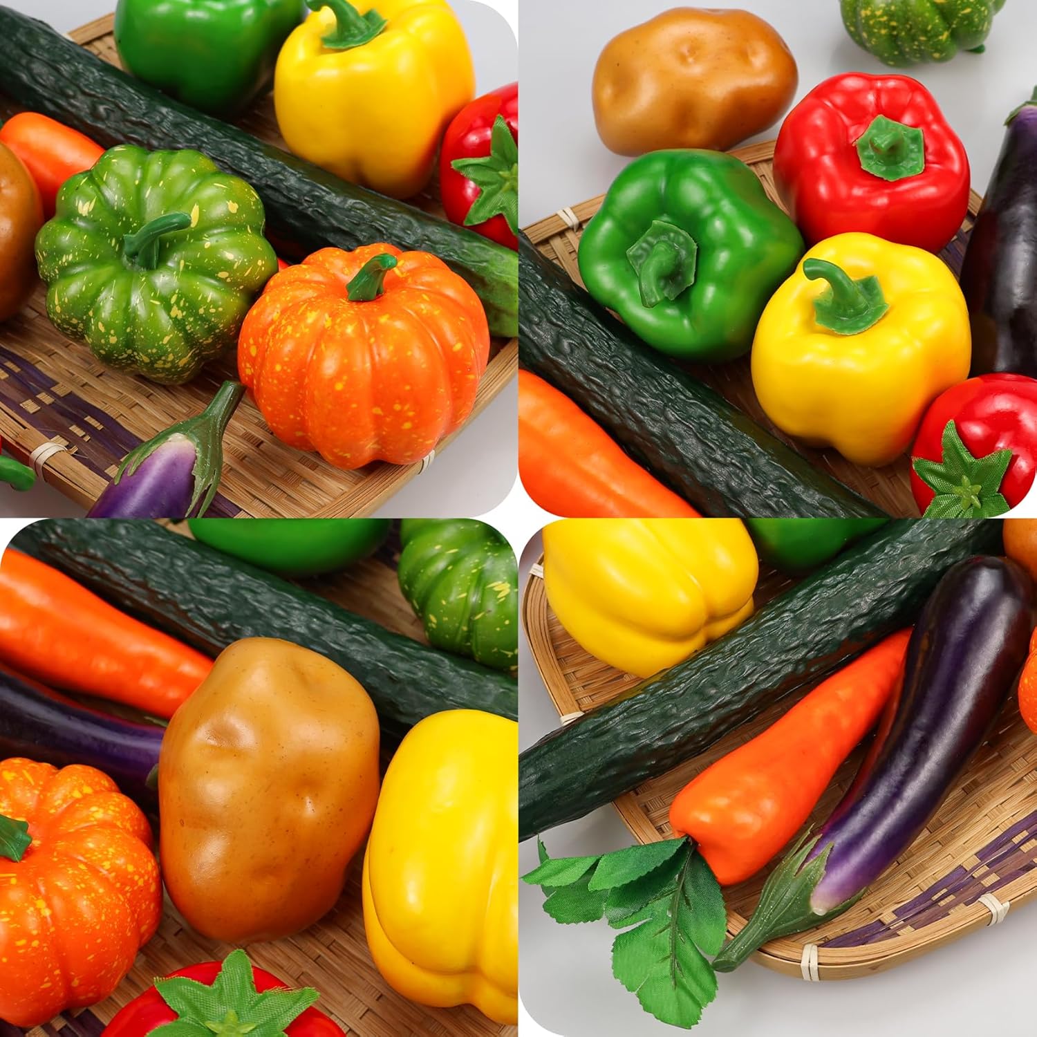 Lorigun 10 Piece Artificial Vegetable Decor Set