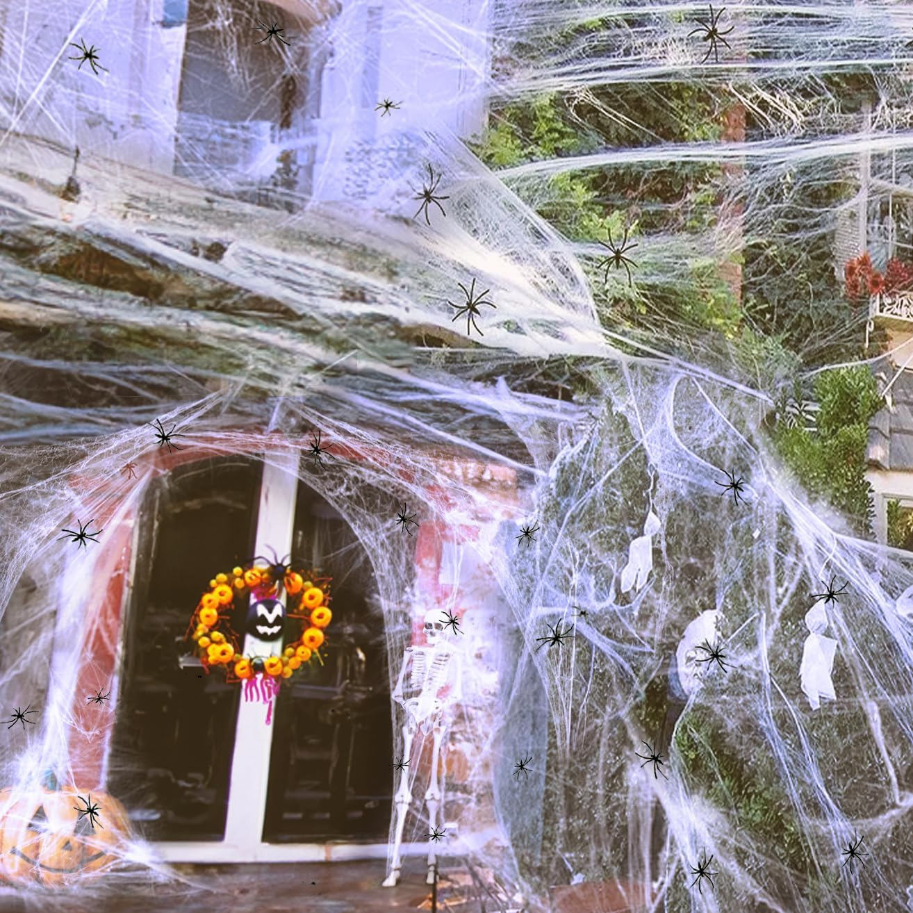 Mavonne Spider Web Halloween Decorations