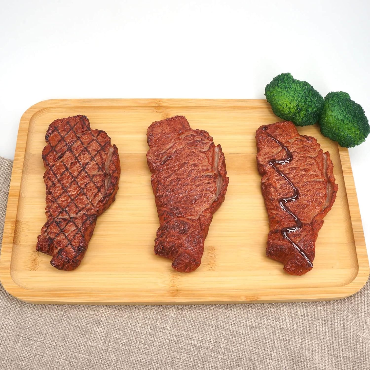 GiftYou Realistic Grilled Steak Food Display