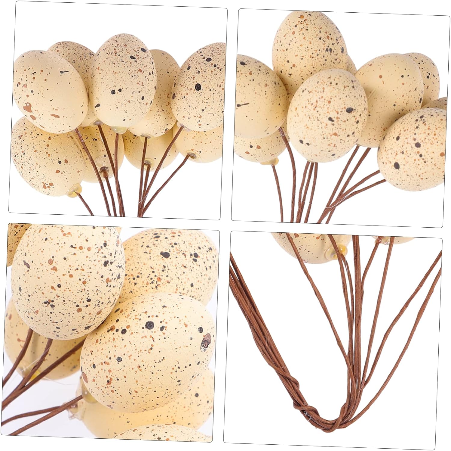 DECHOUS 6pcs Easter Egg Stems Decor Artificial Fruit Branches