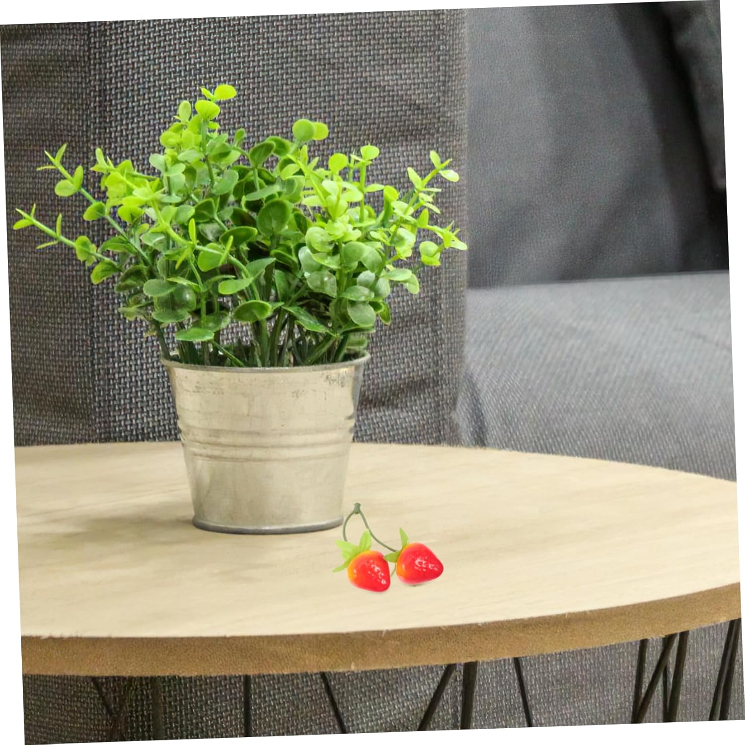 Garneck 20pcs Artificial Strawberry Decorations