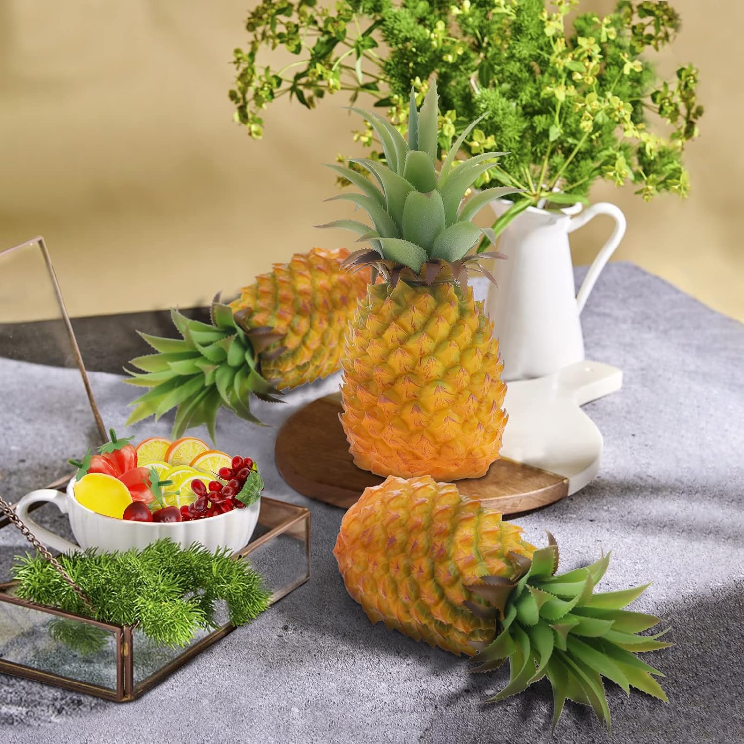 Woration Artificial Pineapple Home Decor 85 Inch