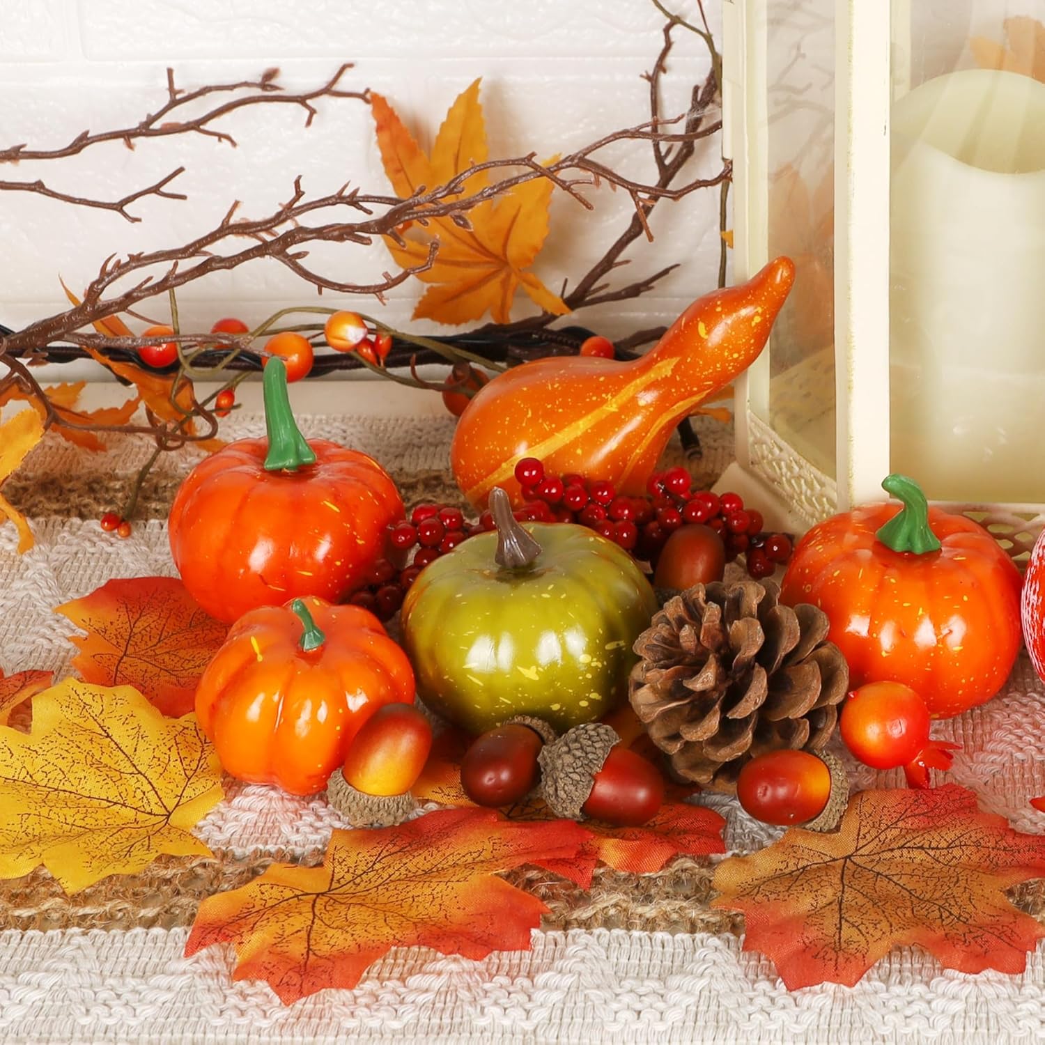 winemana 57pcs Fall Decor for Home and Thanksgiving