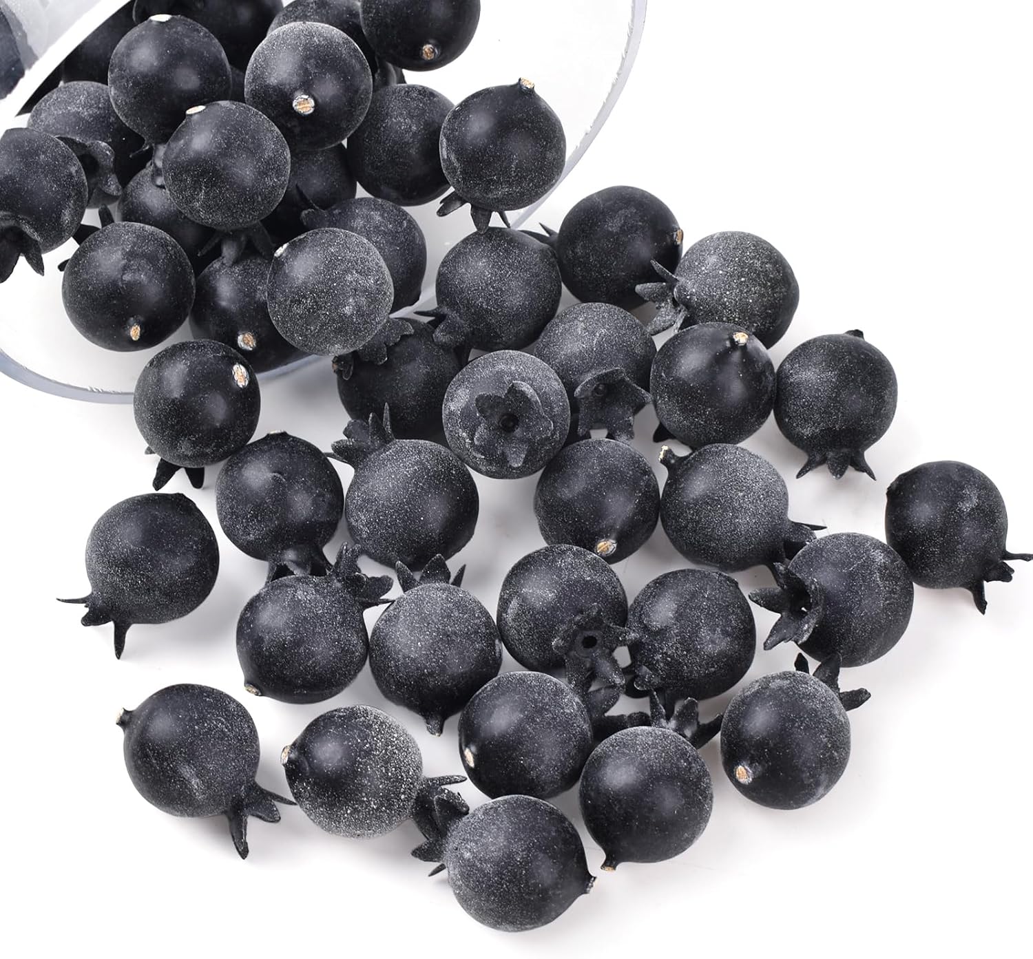 Frost Blueberry Artificial Fruit 50 Pcs Decor Prop