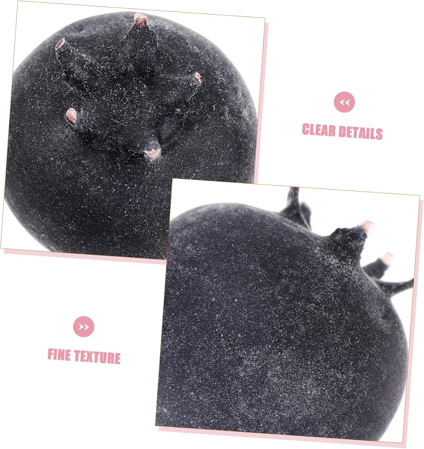 20pcs Lifelike Artificial Blueberries Decor Bunch