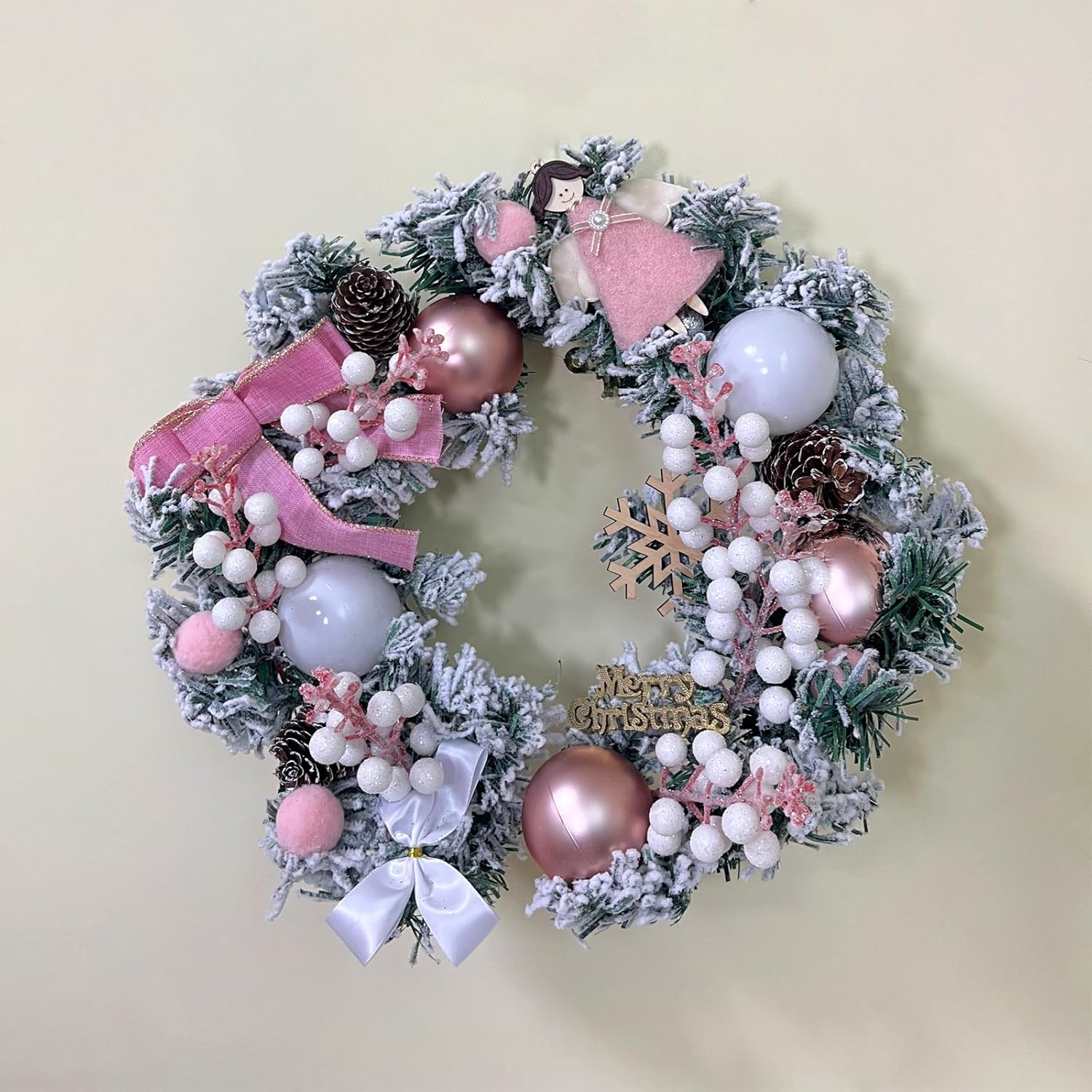 24 Pack Glitter Berry Stems for Christmas Decor