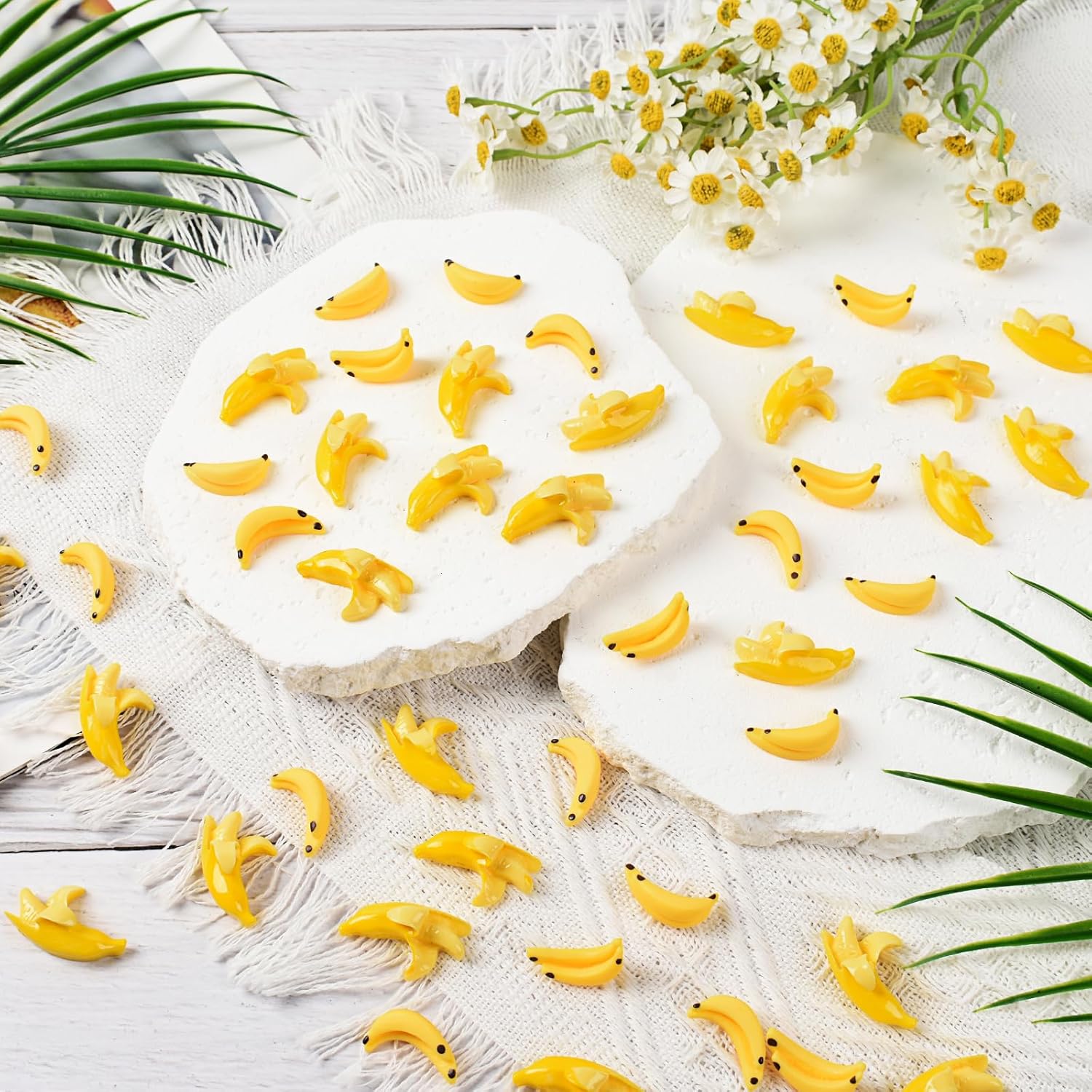 50pcs Mini Artificial Bananas for Home Party Decoration