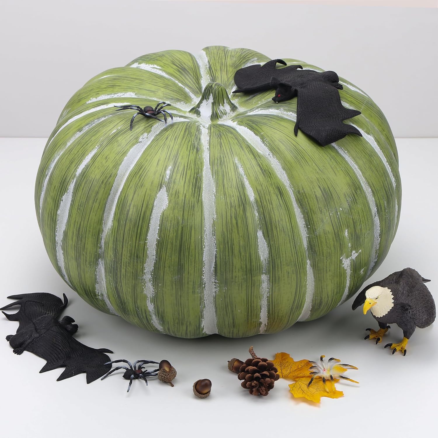 Gresorth 189 Inch Artificial Green Pumpkin Decoration