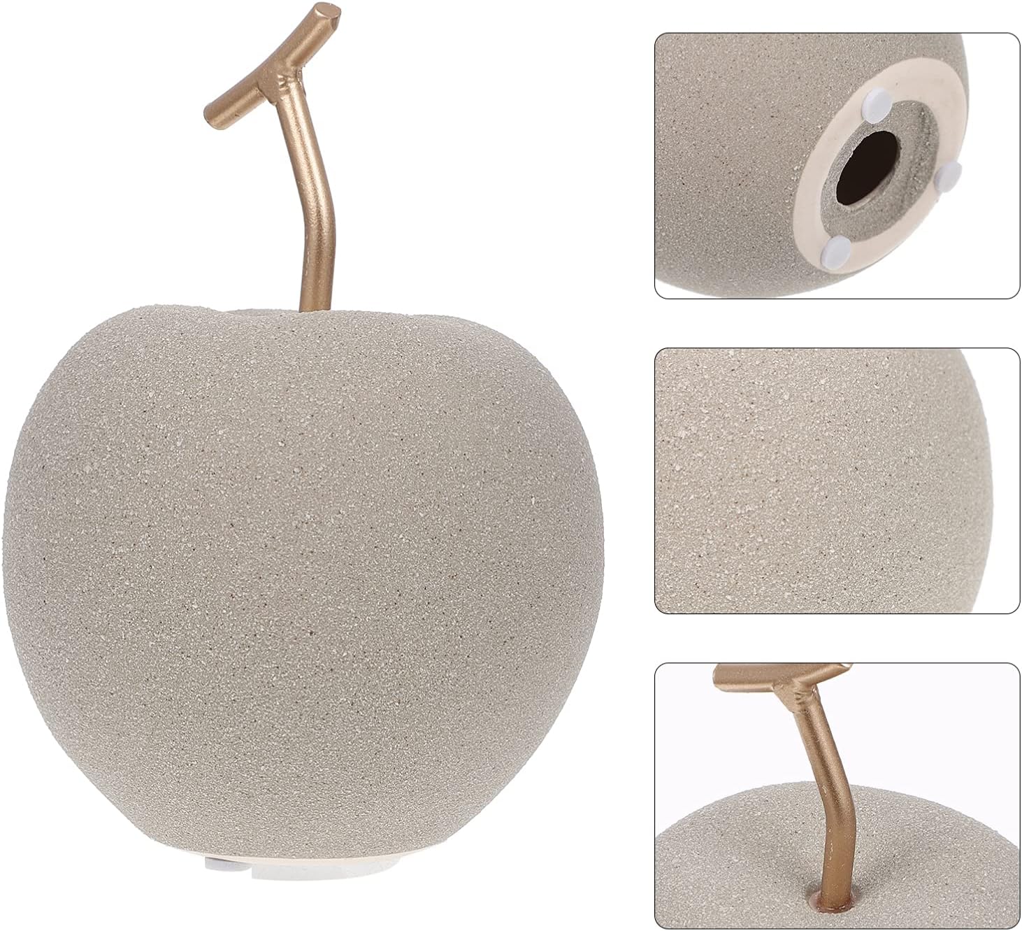 VICASKY 1pc Chic Ceramic Fruit Decoration