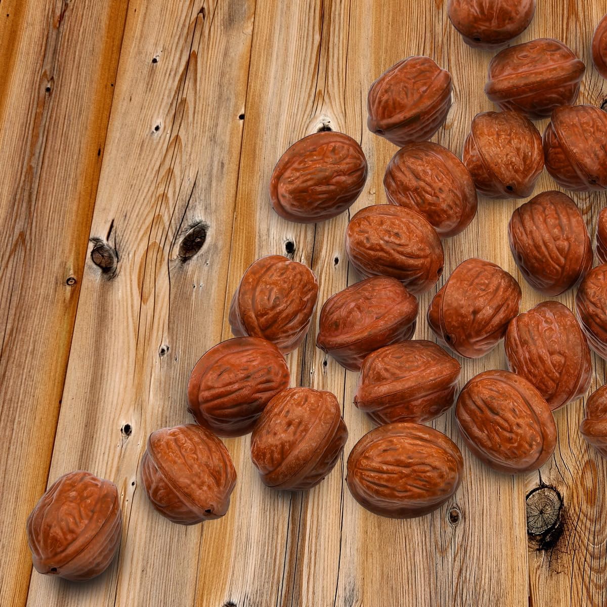 30PCS Artificial Walnuts for Home Vase Decoration