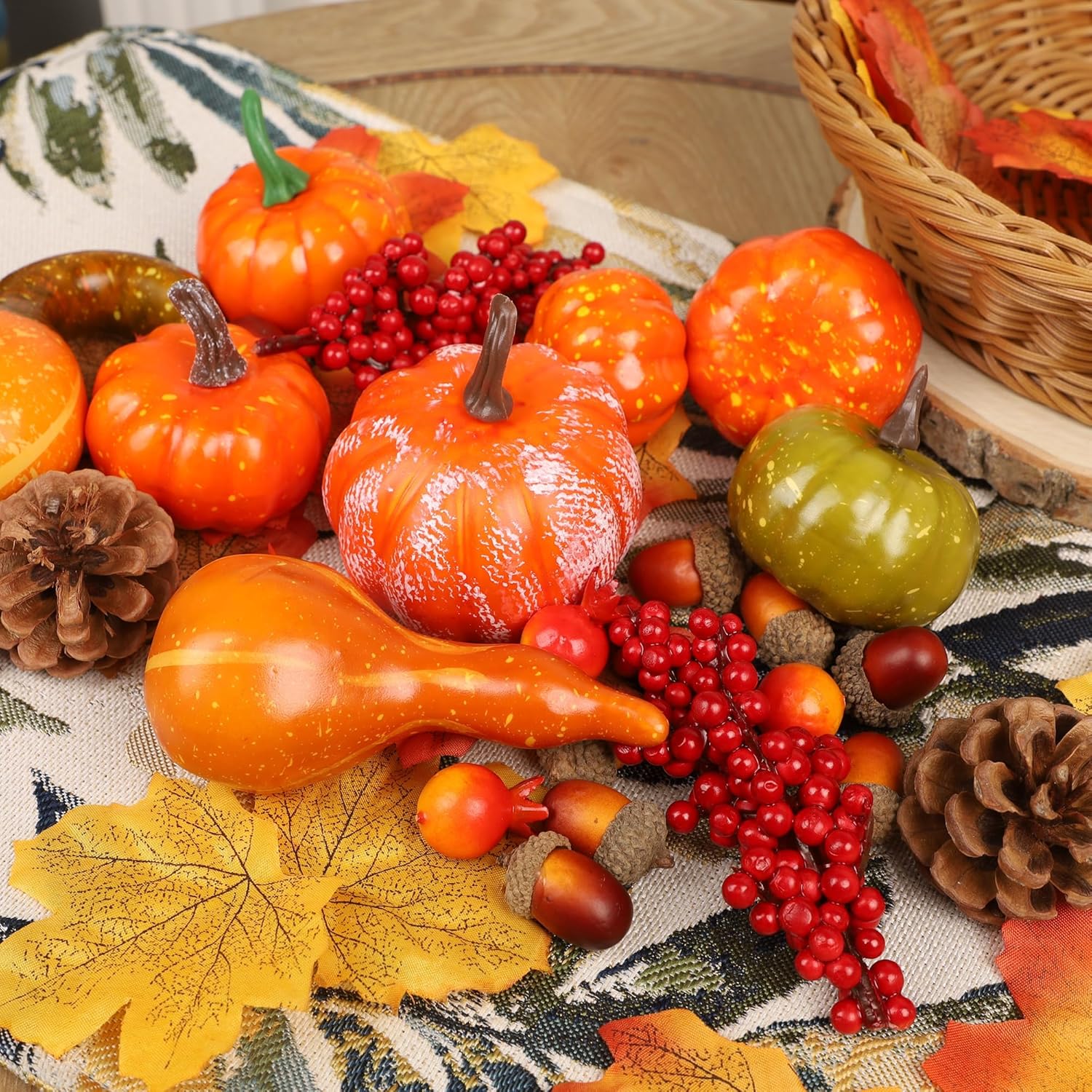 winemana 57pcs Fall Decor for Home and Thanksgiving